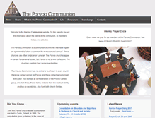 Tablet Screenshot of porvoocommunion.org